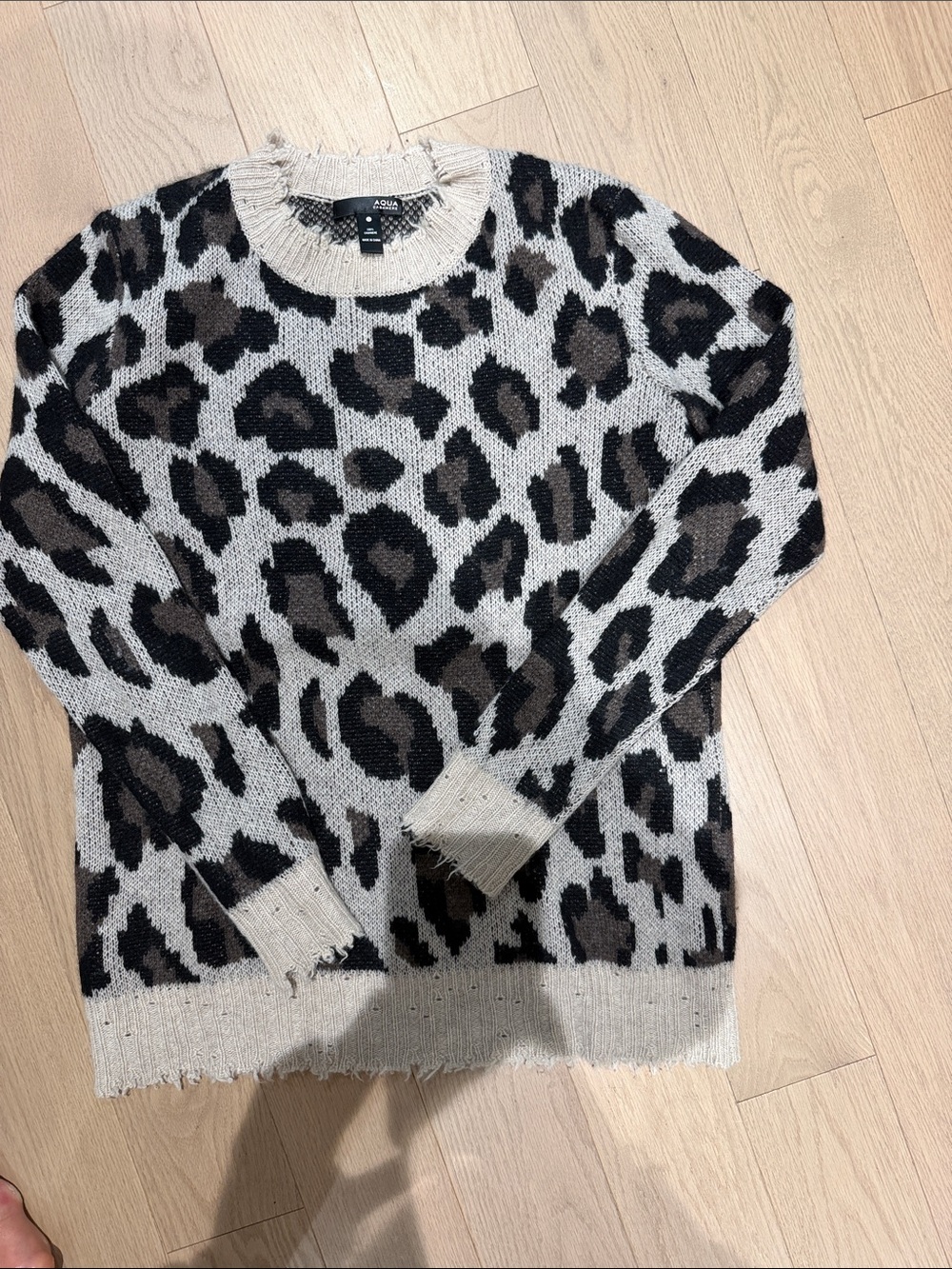 aqua brand cashmere sweater
